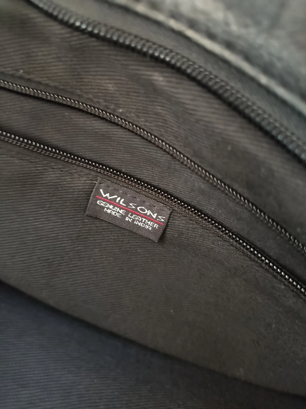 Wilson Black Leather Briefcase
